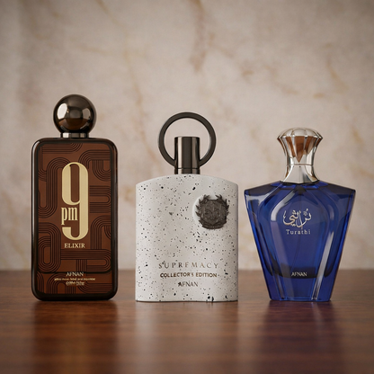 Afnan Fragrance Discovery Set - Featuring 9PM, Turathi Blue & More